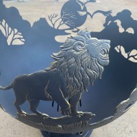 Костровая чаша "Царь Лев" превью Костровая чаша "Царь Лев" превью