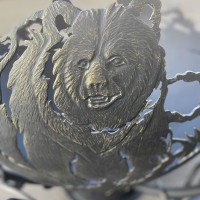 Чаша для костра "Медвежья рыбалка" превью Чаша для костра "Медвежья рыбалка" превью