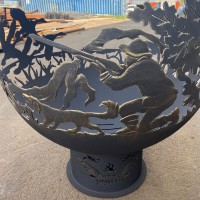 Костровая чаша "Охота на уток" превью Костровая чаша "Охота на уток" превью