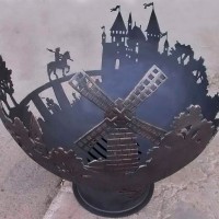 Чаша для костра "Возвращение рыцаря домой " превью Чаша для костра "Возвращение рыцаря домой " превью