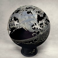 Уличный очаг - сфера для костра «Древняя карта мореплавателя"» превью Уличный очаг - сфера для костра «Древняя карта мореплавателя» превью