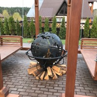 Кованый обруч для очага "Древняя карта мореплавателя" превью Кованый обруч для очага "Древняя карта мореплавателя" превью