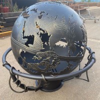 Кованый обруч для очага "Древняя карта мореплавателя" превью Кованый обруч для очага "Древняя карта мореплавателя" превью