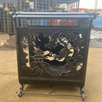 Кованая дровница "Огненный Дракон" превью
