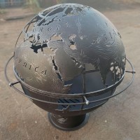 Уличный очаг для костра «Глобус» превью Очаг для костра купить превью