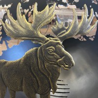 Уличный очаг - сфера для костра «Таежный лось» превью Уличный очаг - сфера для костра «Таежный лось» превью
