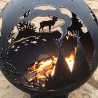 Сфера для костра «Оленья упряжка» превью Сфера для костра «Оленья упряжка» превью