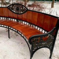 Кованая скамейка "Карта мореплавателя" превью Кованая скамейка "Карта мореплавателя" превью